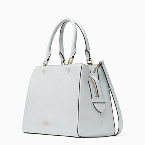 Kate Spade Leila Medium Triple Compartment Satchel Hazy Morning Color - Picture 3 of 16